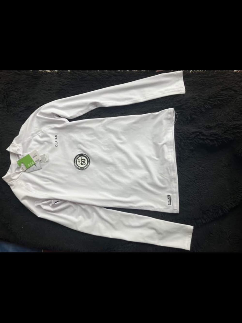 OluKai Men's Long-Sleeve White UPF 50+ Performance Shirt
